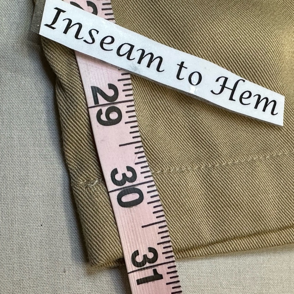 NWOT SIZE M Elegant Wide-Leg Tan Women's Pants - Picture 12 of 13